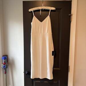 NWT LULUS You're a Gift White Bow Back